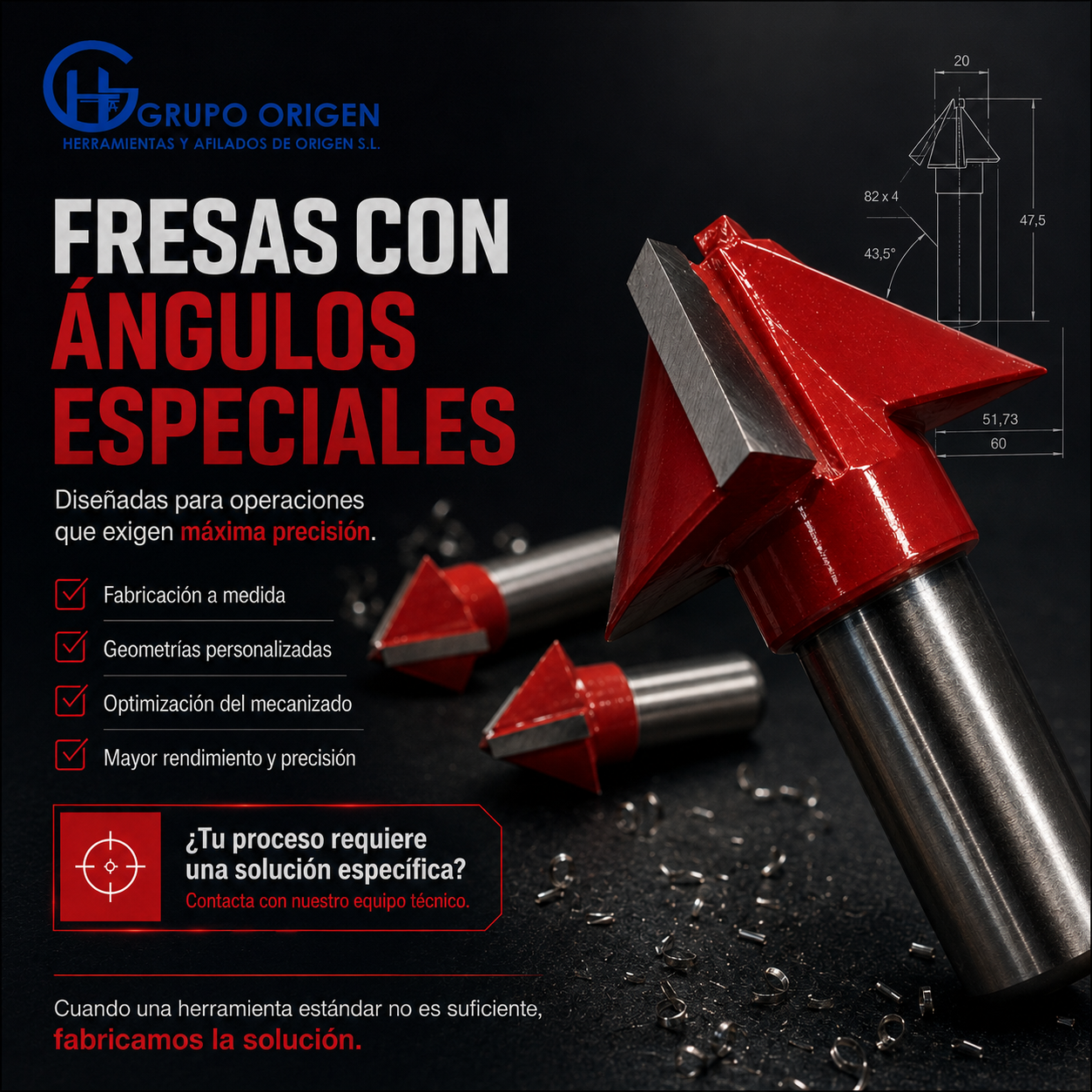 Herramienta especial de Grupo Origen